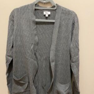Kim Rogers - Gray Cardigan - Size Small.
